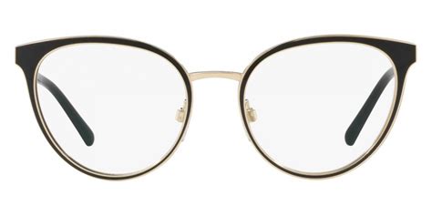 Burberry™ BE1324 1262 52 Black/Light Gold Eyeglasses